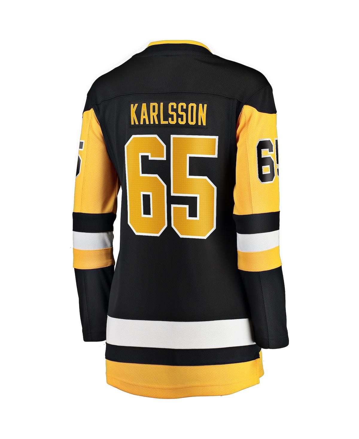 Women's Fanatics Erik KarlssonPittsburgh Penguins Home Breakaway Jersey - Black