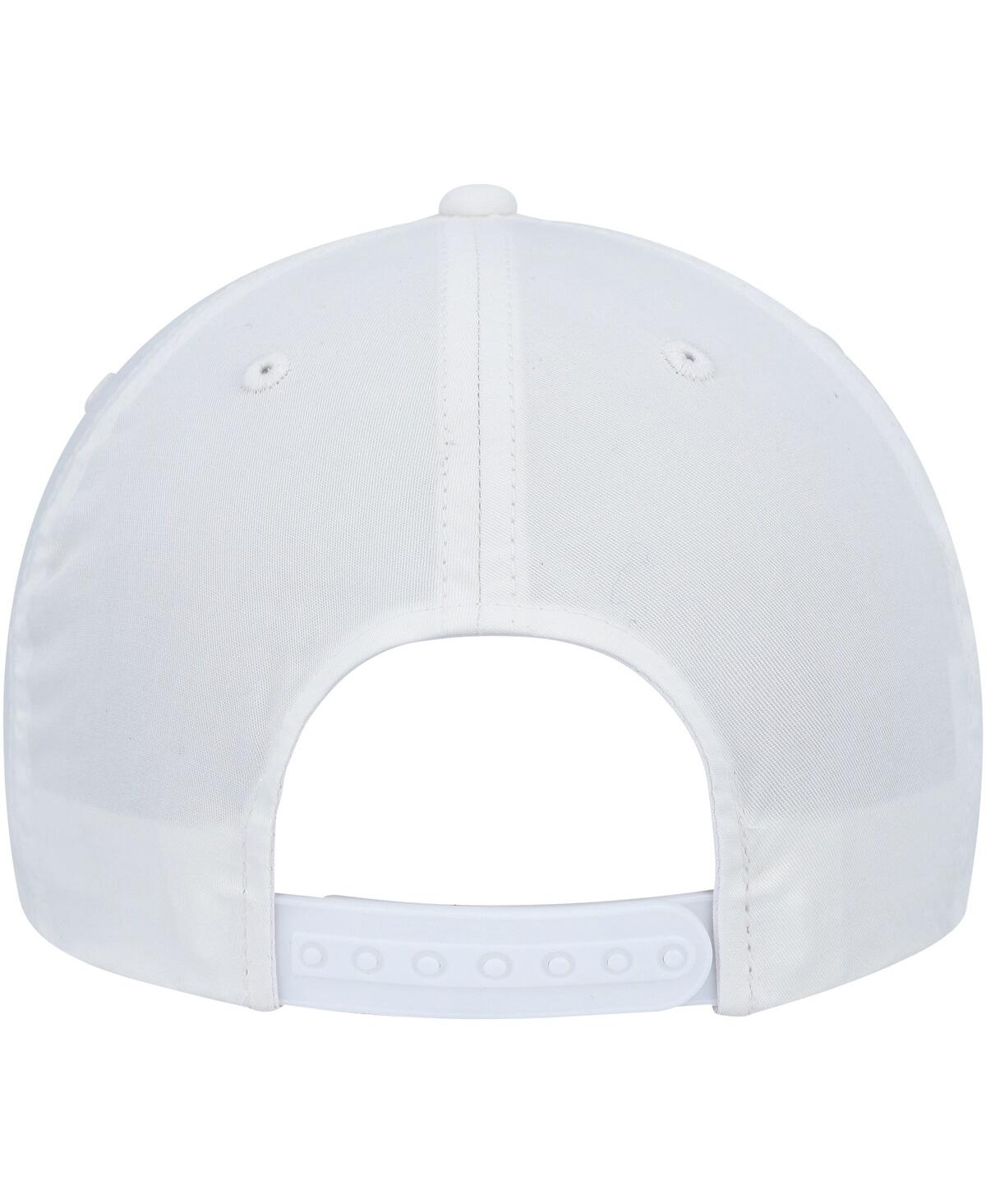 AMERICAN NEEDLE MEN'S AMERICAN NEEDLE WHITE SCHLITZ ROPE SNAPBACK HAT 