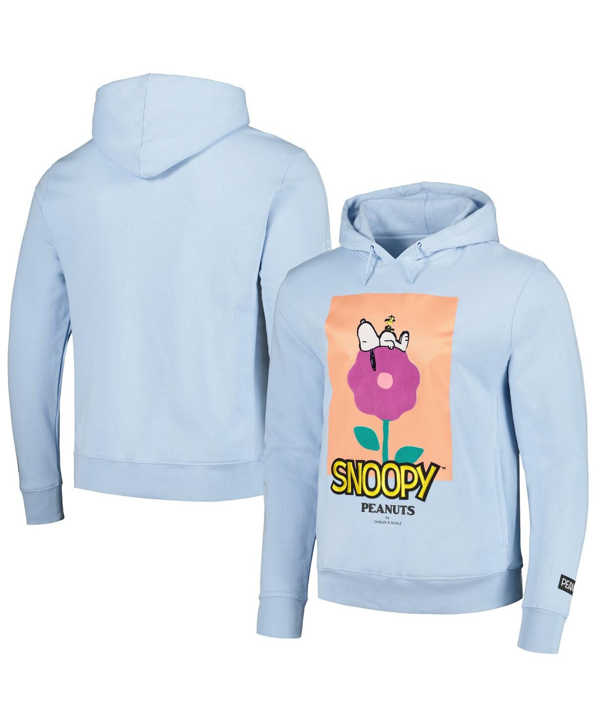 Freeze Max Men's  Light Blue Peanuts Graphic Pullover Hoodie