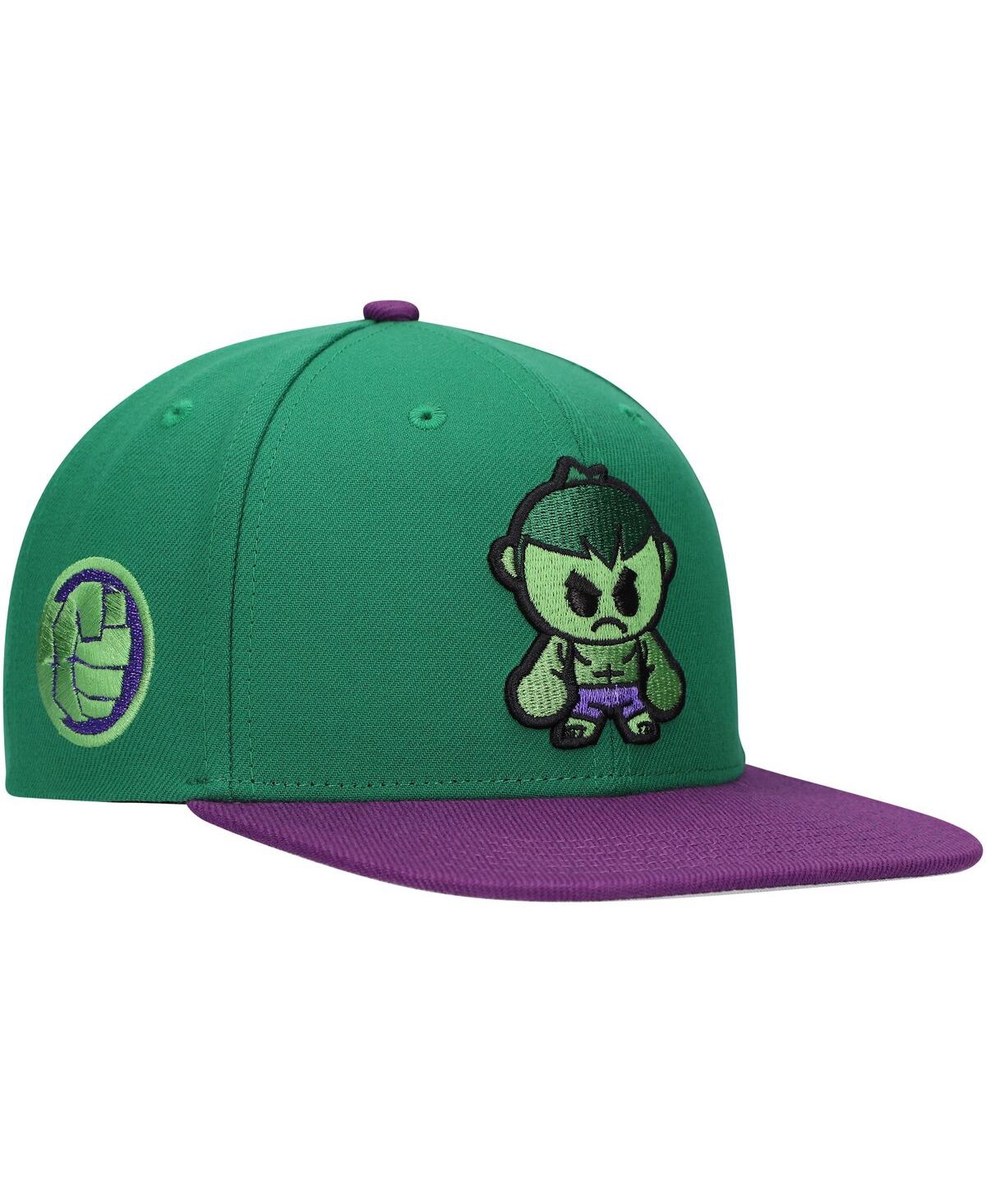 Lids Kids' Big Boys And Girls Green Hulk Character Snapback Hat