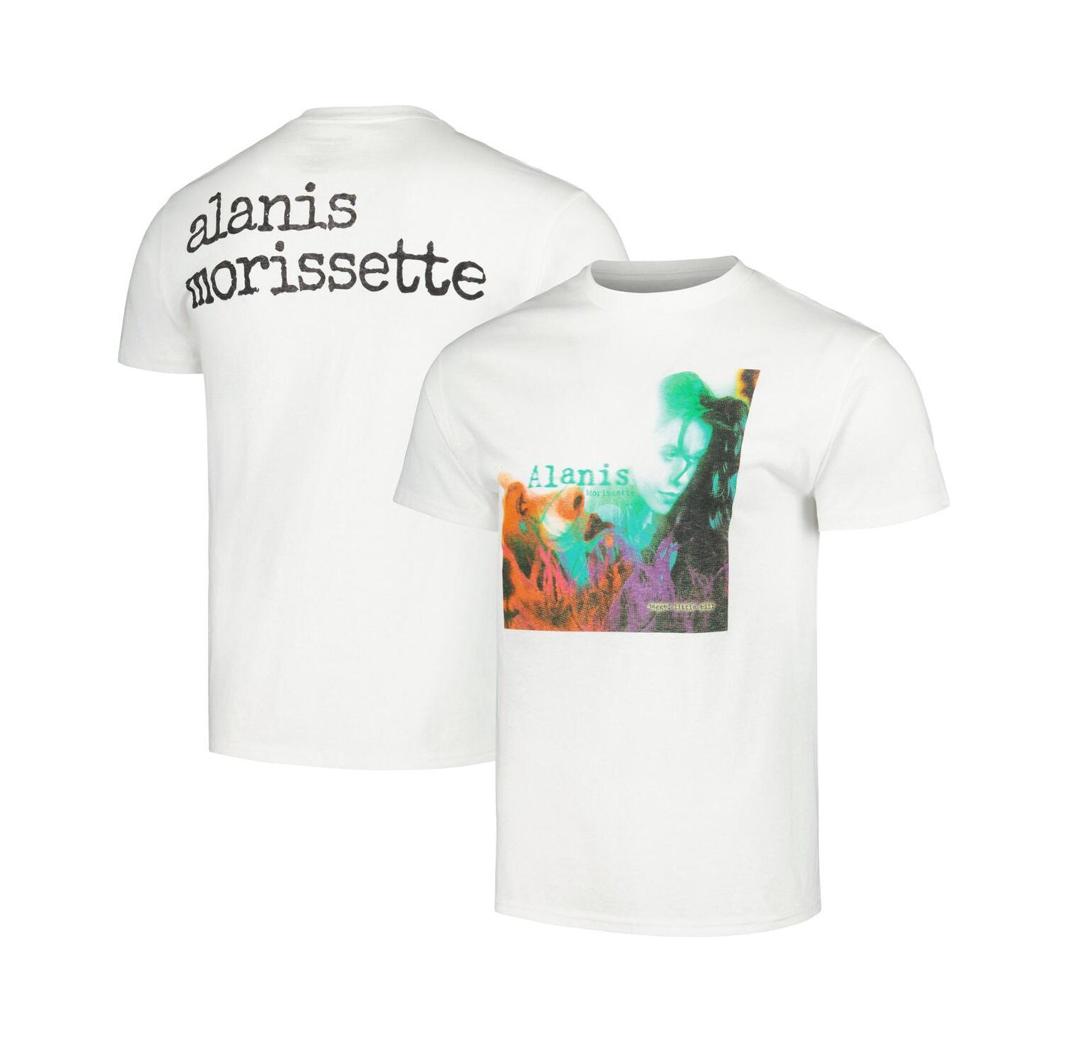 Men's White Alanis Morissette Jagged Little Pill T-shirt