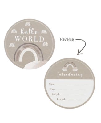 Baby Boys or Baby Girls Hello World Gift Set, 3 Piece