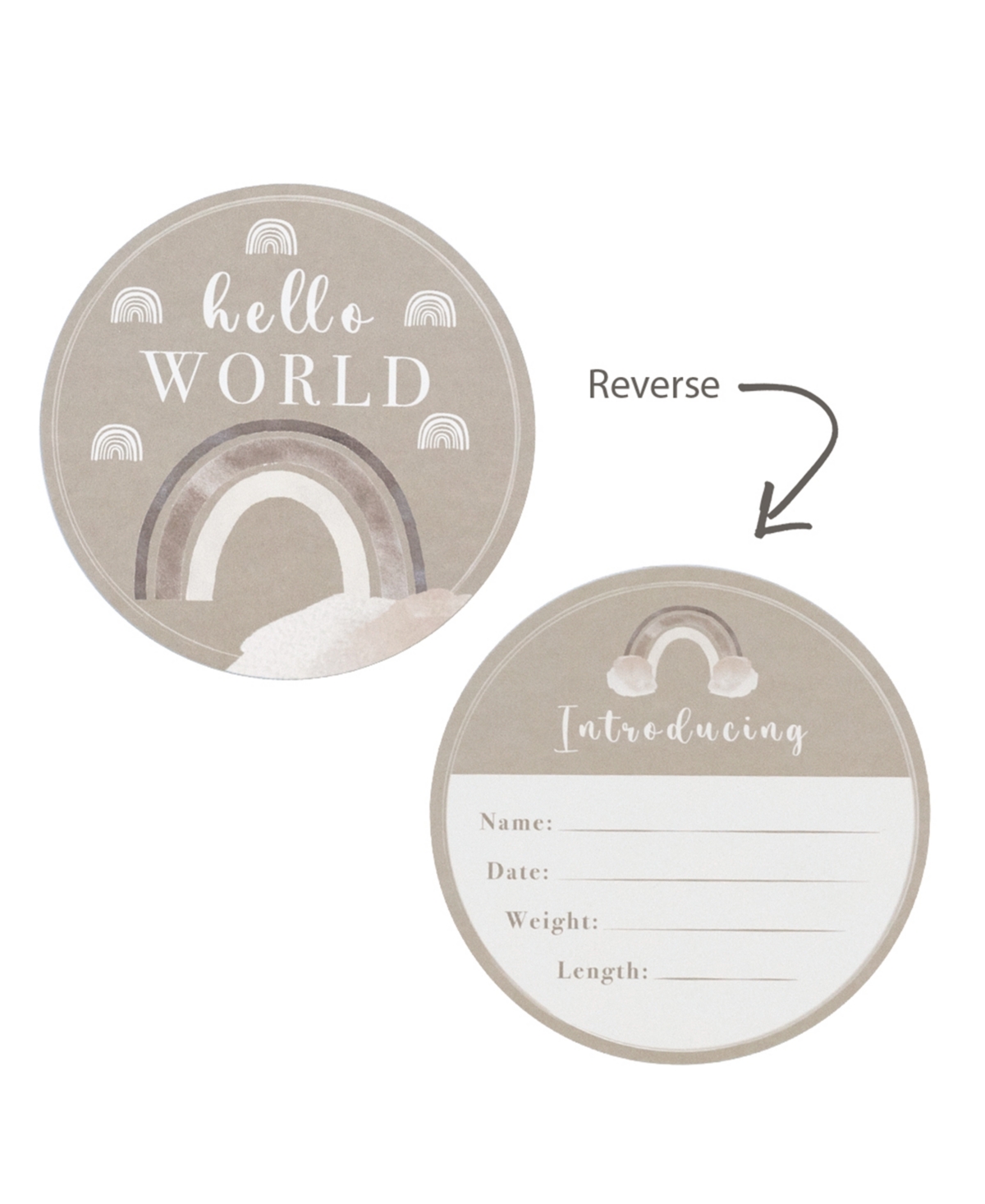 Living Textiles Baby Boys or Baby Girls Hello World Gift Set, 3 Piece