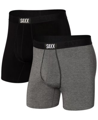 SAXX - Men's Ultra Super Soft 2-Pk. Relaxed-Fit Fly Boxer Briefs