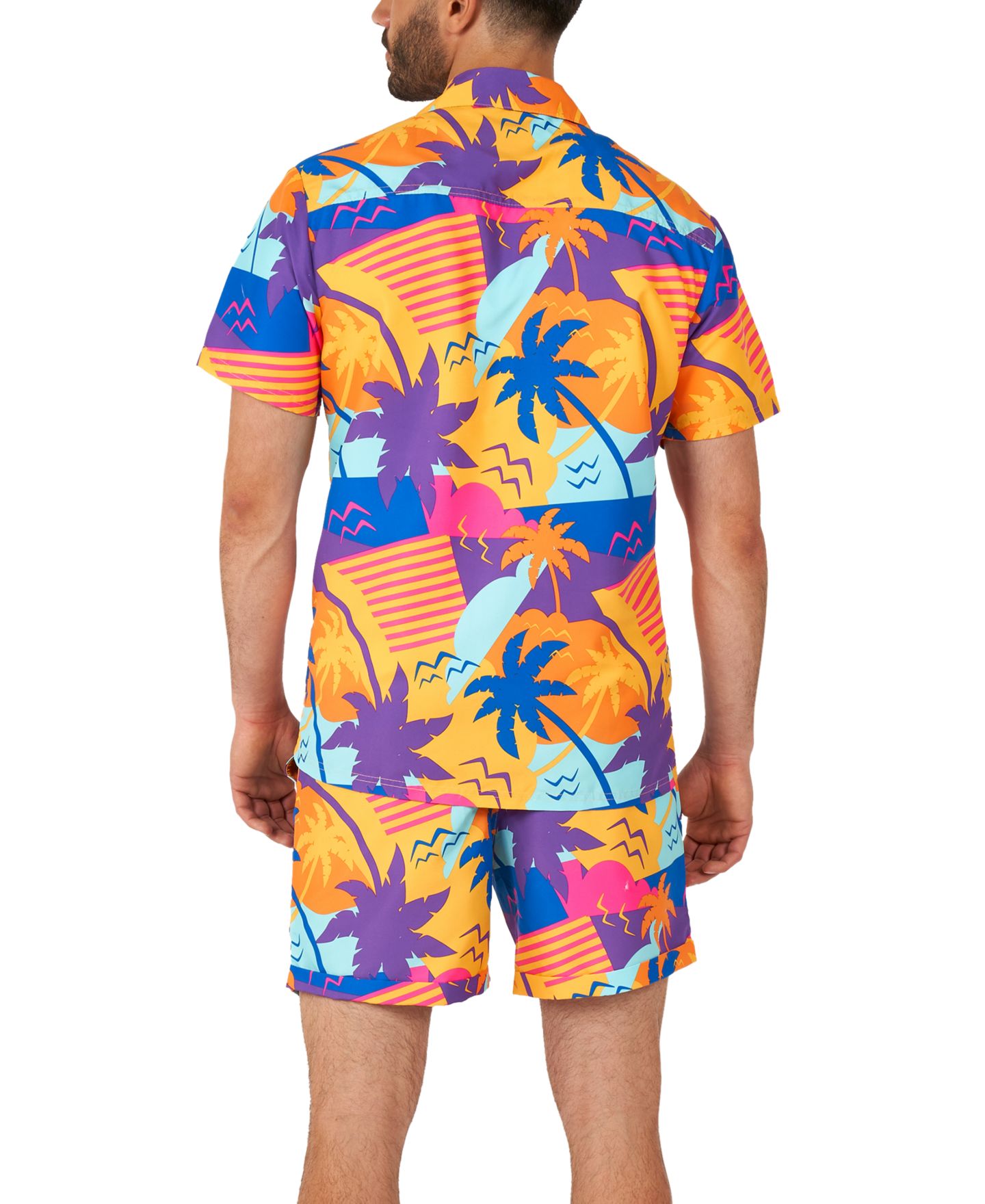 Мужской комплект OppoSuits Short-Sleeve Palm Power Graphic Shirt & Shorts Set, цвет: Miscellane — фото 2