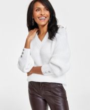 Macys womens white sweaters new arrivals