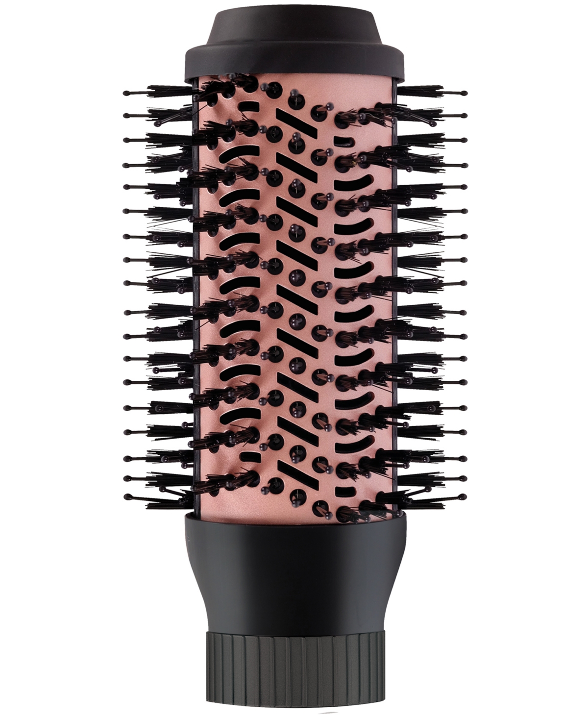 Interchangeable 2" Blowout Brush Head Attachment - Black And Rose Gold