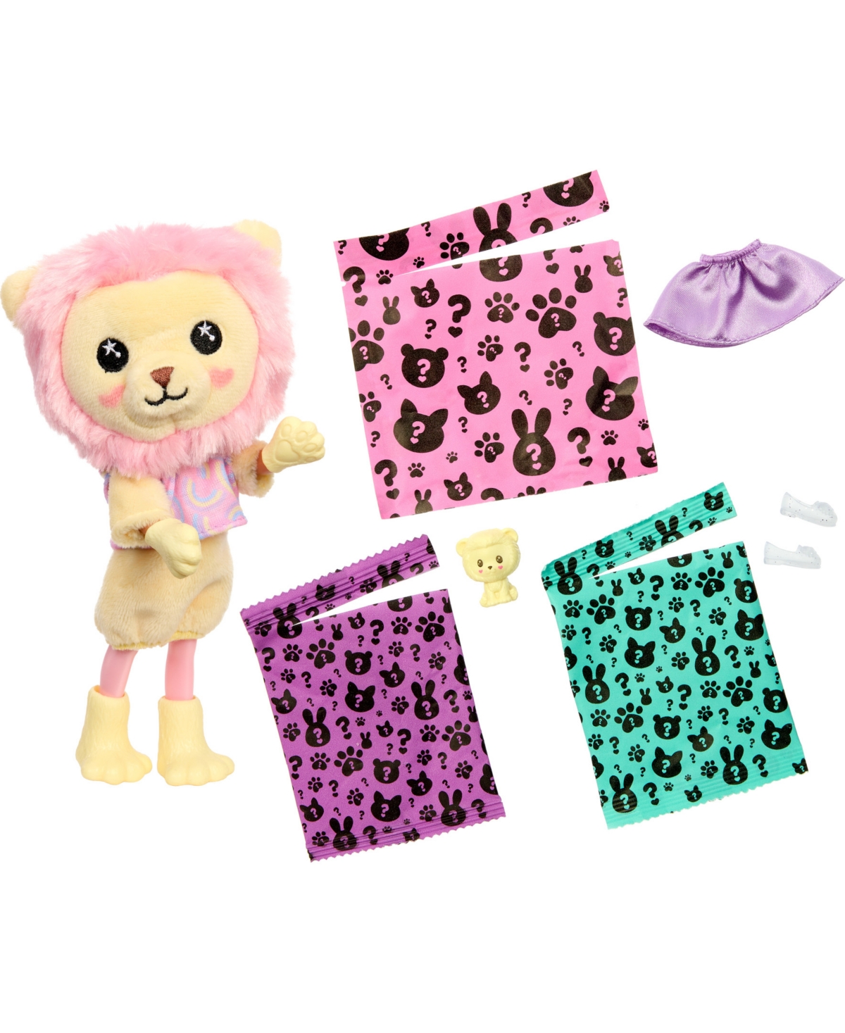 Shop Barbie Cutie Reveal Cozy Cute T-shirts Series Chelsea Doll And Accessories In Multi-color