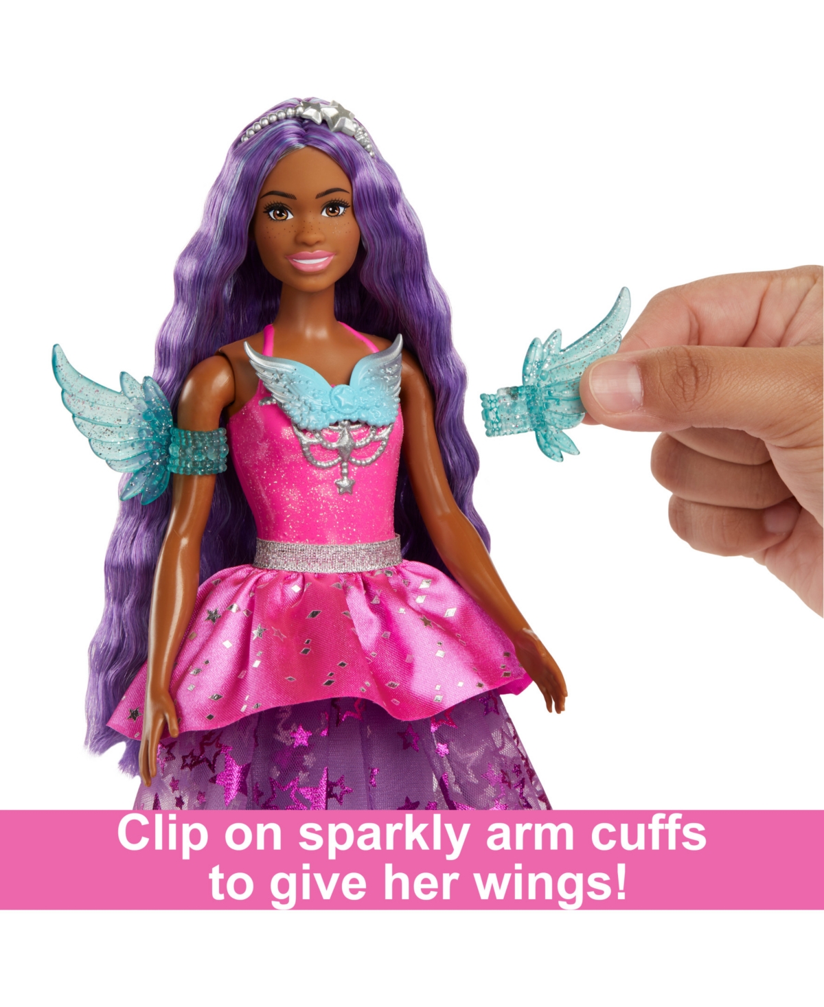Shop Barbie Doll With Two Fairytale Pets,  "brooklyn" From  A Touch Of Magic In Multi-color