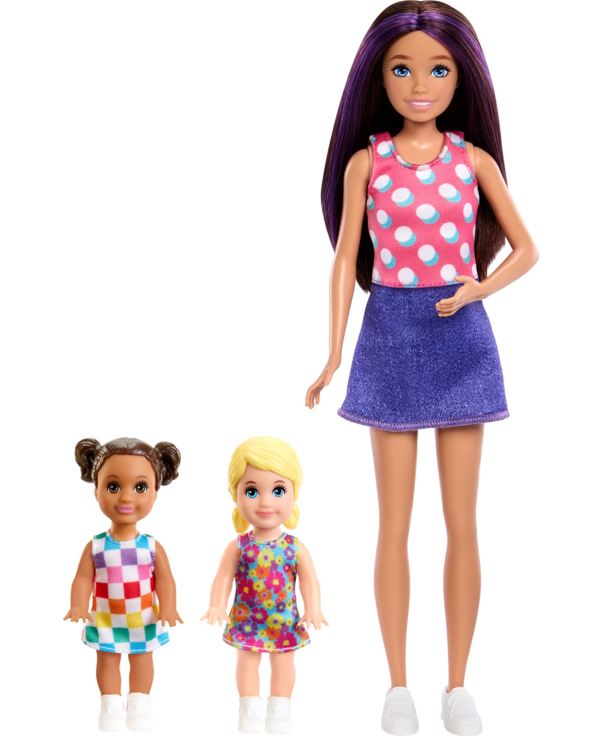 Shop Barbie Skipper First Jobs Daycare Playset With 3 Dolls, Furniture & Accessories In Multi-color