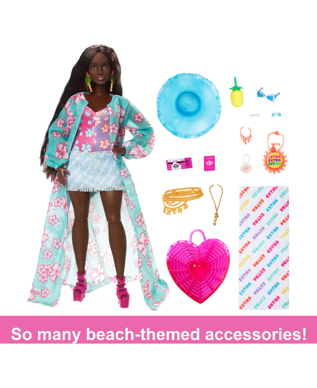 Shop Barbie Extra Fly Themed Doll In Multi-color