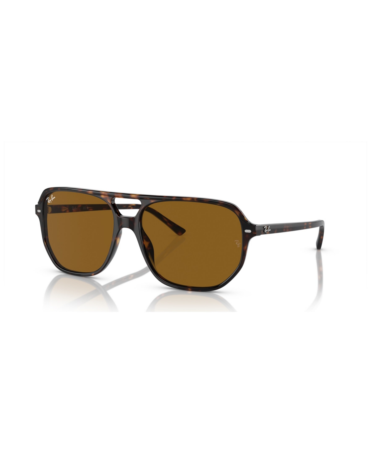 Ray Ban Unisex Bill One Sunglasses Rb2205 In Havana On Transparent Brown