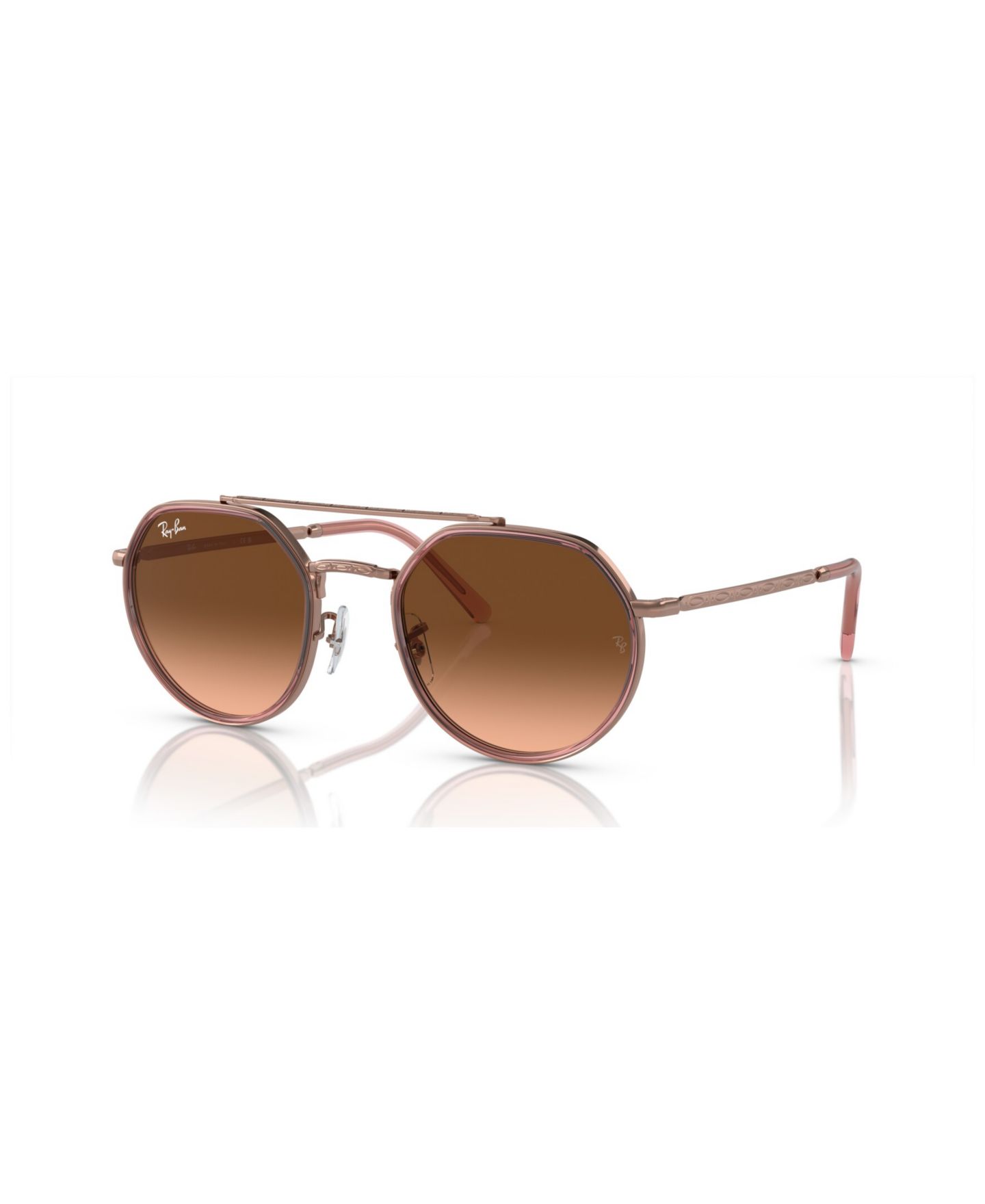 Солнцезащитные очки Ray-Ban Unisex Sunglasses, Gradient RB3765, цвет: Медный — фото 1