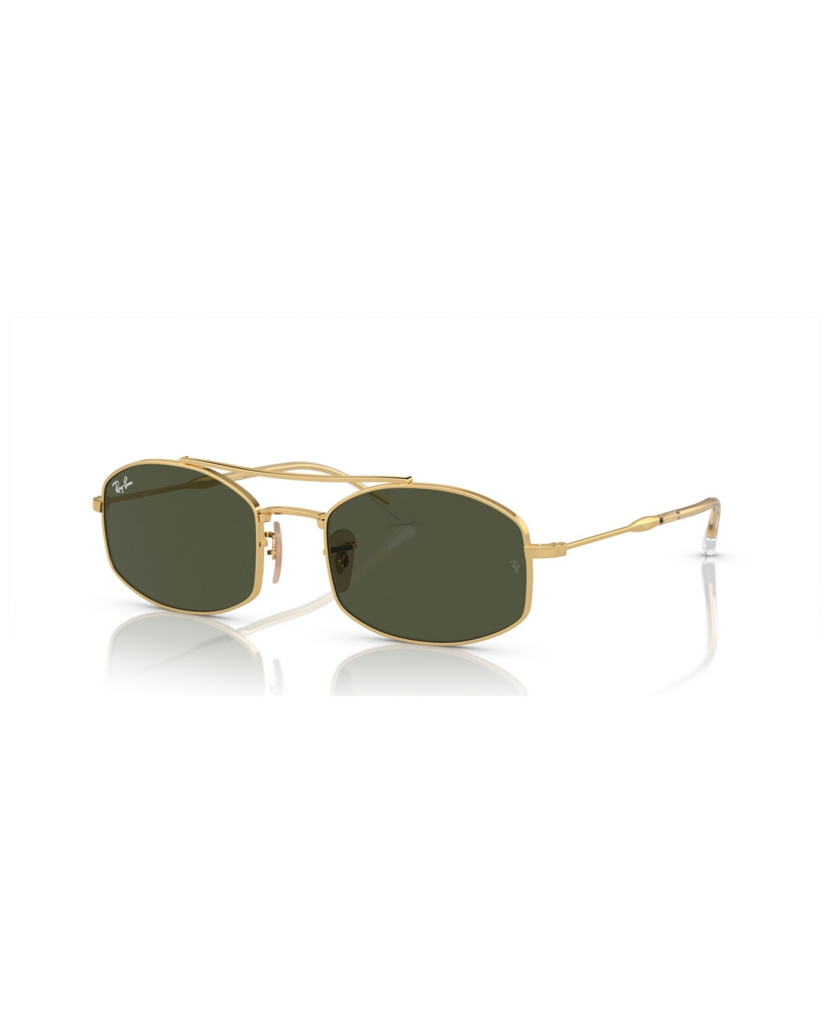Shop Ray Ban Unisex Sunglasses Rb3719 In Gold Flash