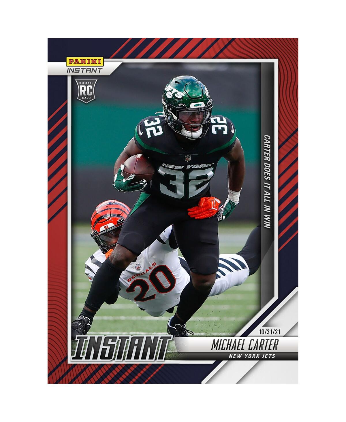 Shop Panini America Michael Carter New York Jets Fanatics Exclusive Parallel  Instant Nfl Week 8 Does It A In Multi