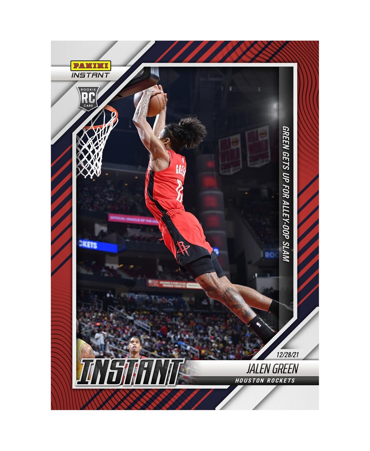 Panini America Kids' Jalen Green Houston Rockets Fanatics Exclusive Parallel  Instant Green Gets Up For All In Multi