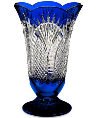 Waterford - Crystal Jim O'Leary Seahorse 10" Cased Vase