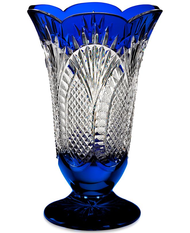 Waterford Crystal Jim O'Leary Seahorse 10" Cased Vase & Reviews Vases