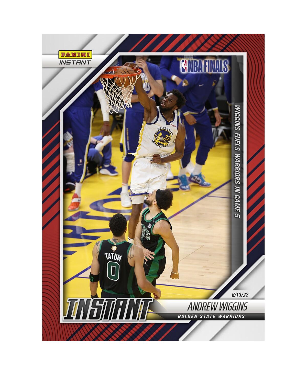 Panini America Kids' Andrew Wiggins Golden State Warriors Parallel  Instant Wiggins Fuels Warriors In Game  In Multi
