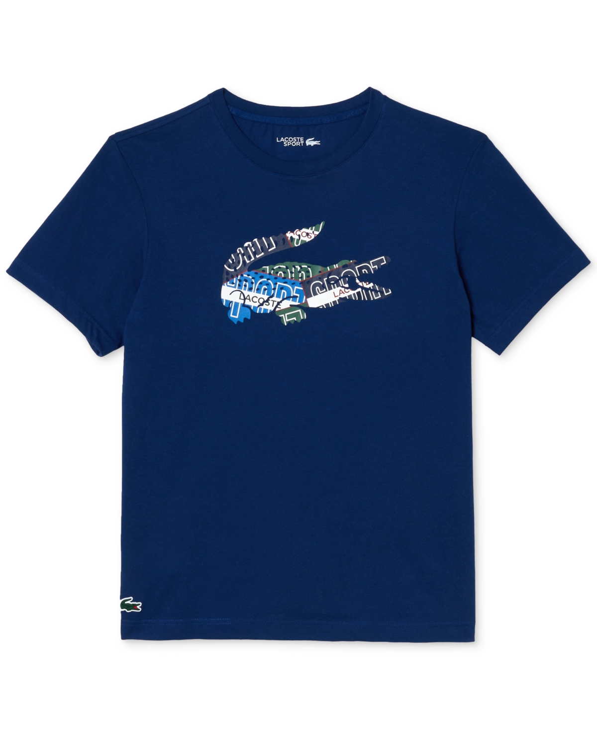Lacoste Men's Regular-fit Croc Graphic T-shirt In Ff