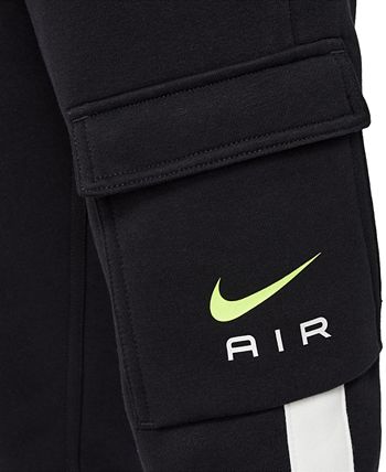 Nike Air Big Kids' Fleece Cargo Pants.