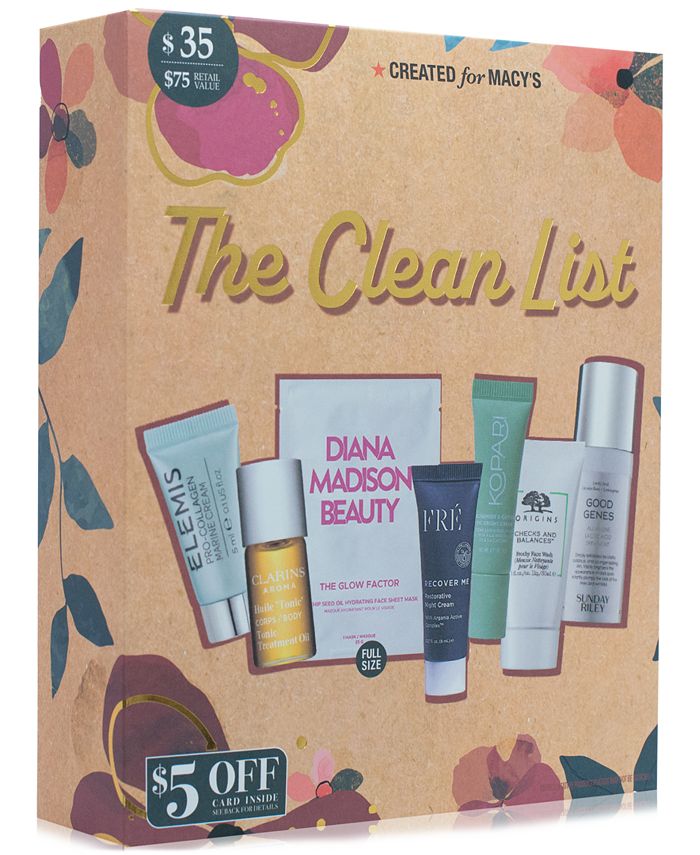 Created For Macy's 7Pc. The Clean List Set, Created for Macy's Macy's