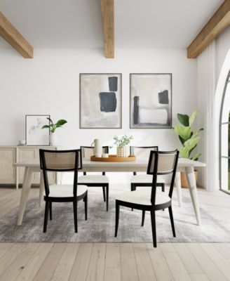 Furniture - Laguna 5pc Dining Set (Table + 4 Cane Back Chairs)