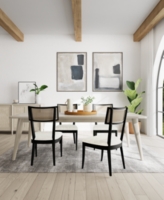 Closeout! Laguna 5pc Dining Set (Table + 4 Cane Back Chairs)