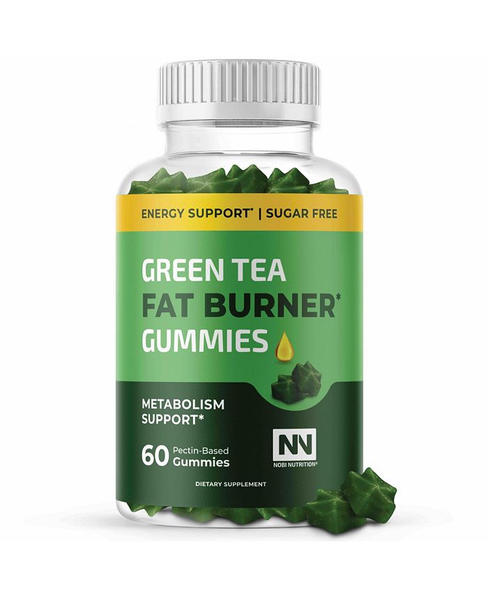 Nobi Nutrition Green Tea Fat Burner Gummies,60ct Macy's
