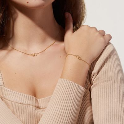 Interlocking Circles Bracelet - Jill