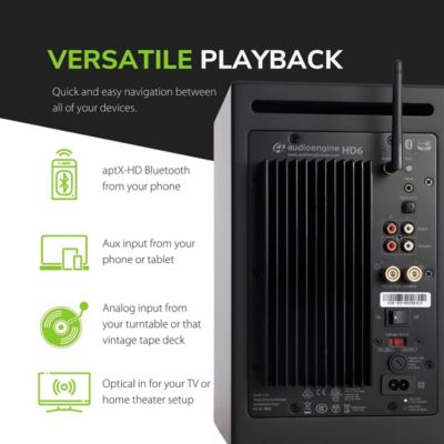 HDP6 150W Passive Bookshelf Speakers For Stereo Receivers