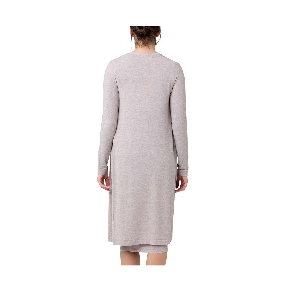Ripe Maternity Maternity Ripe Nina Nursing Longline Cardigan- Sand