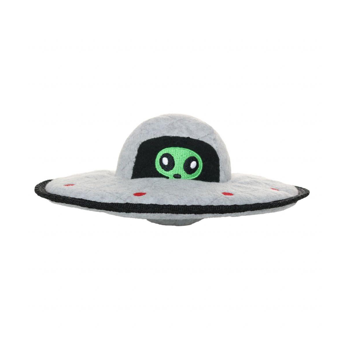 Alien Ufo, Durable Dog Toy - Grey