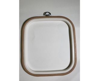 Telaio rotondo per ricamo rosso - Punto croce