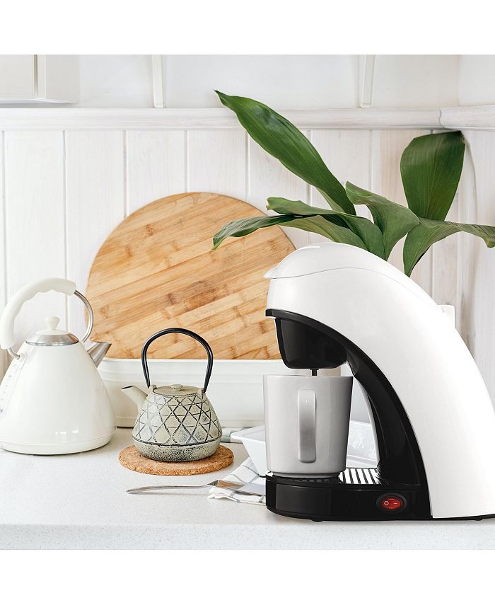 Brentwood Appliances Brentwood Single Cup Coffee Maker White Macy's