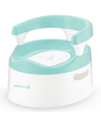 Jool Baby Potty Chair for Toddler Toilet Training - Splash Guard & Back Support - Aqua