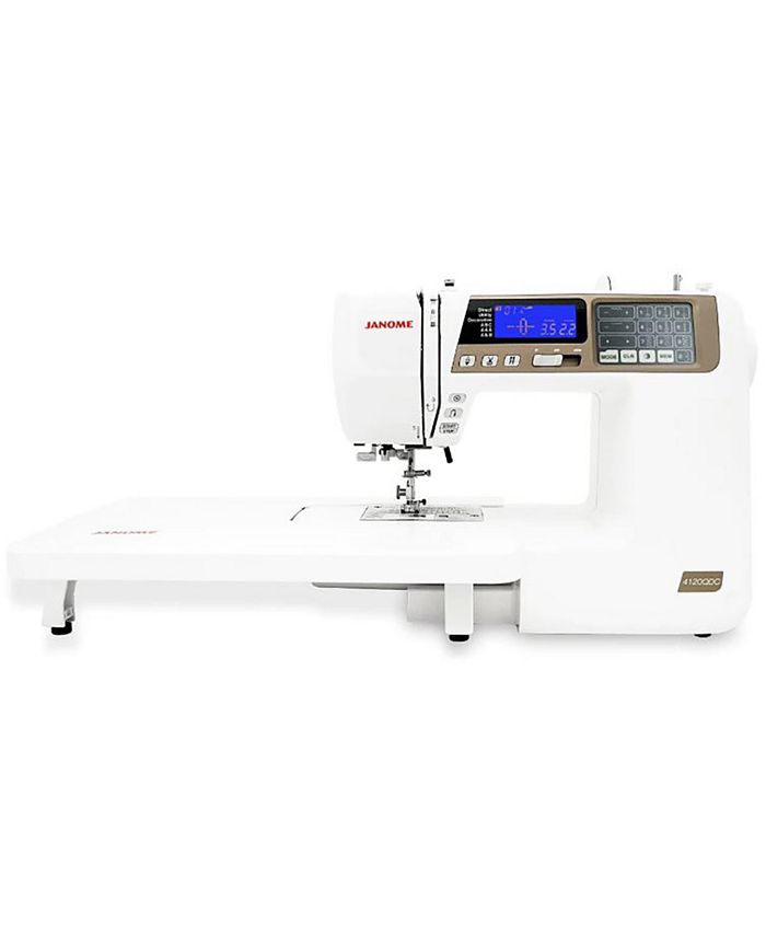 Janome 4120QDCT Computerized Sewing and Quilting Sewing Machine Macy's