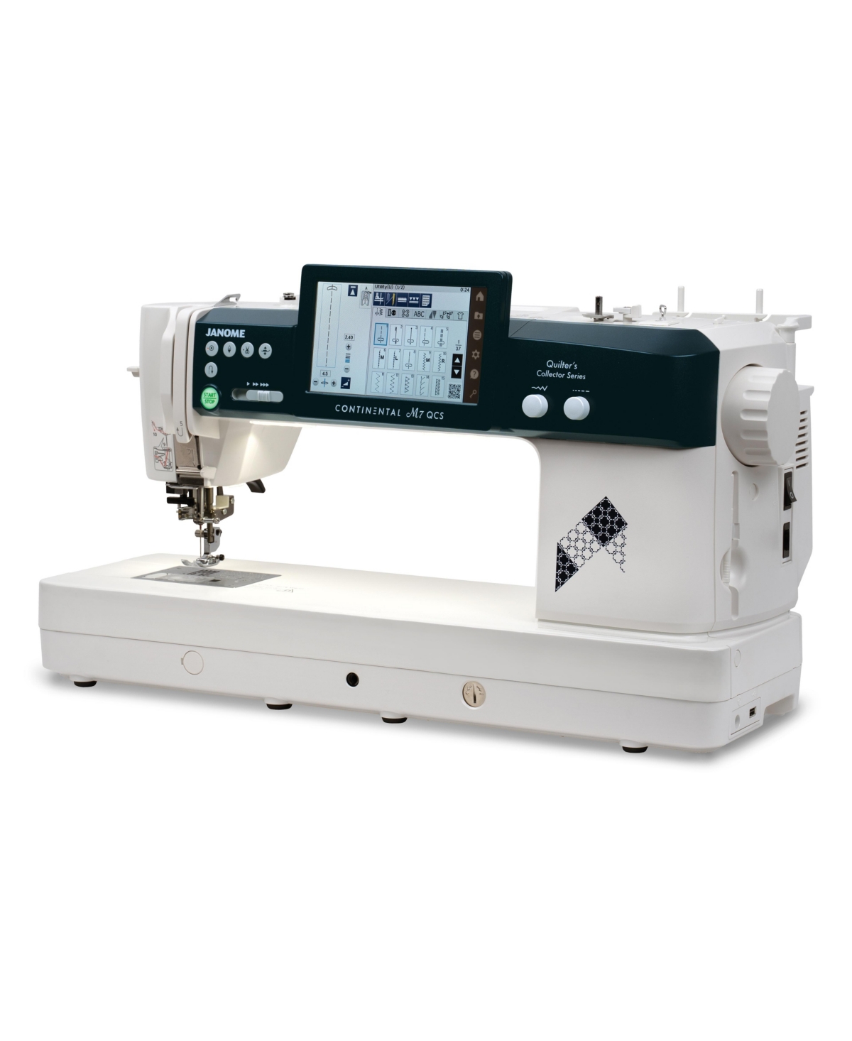 Continental M7 Quilter's Edition Computerized Sewing and Quilting Machine - White