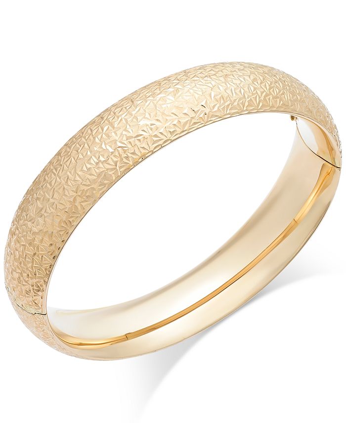 Macys gold bangle bracelet hotsell
