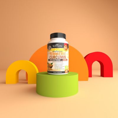 Turmeric Curcumin with BioPerine 1500mg - Natural Joint Support - Non GMO - Gluten Free - 180 Capsules