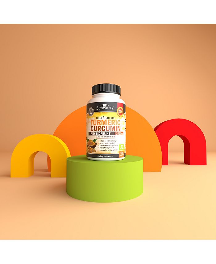 BioSchwartz Turmeric Curcumin with BioPerine 1500mg Natural Joint