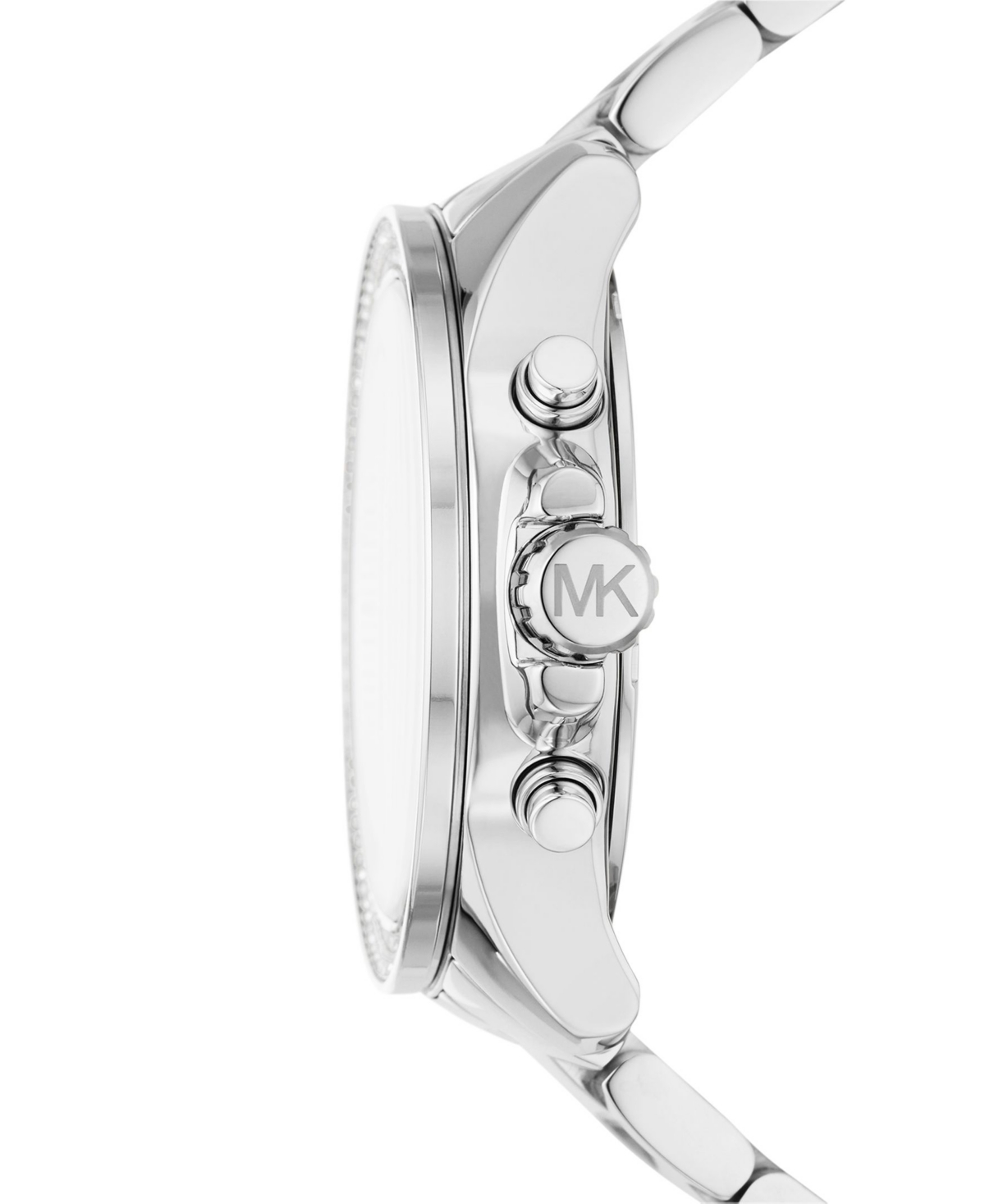 Michael Kors Women's Wren Chronograph Silver-Tone Stainless Steel Watch 42mm - Silver-Tone