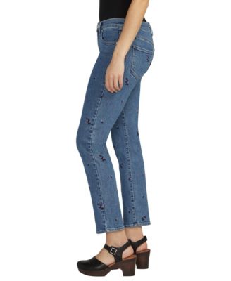 Women's Cassie Mid Rise Slim Straight Leg Jeans