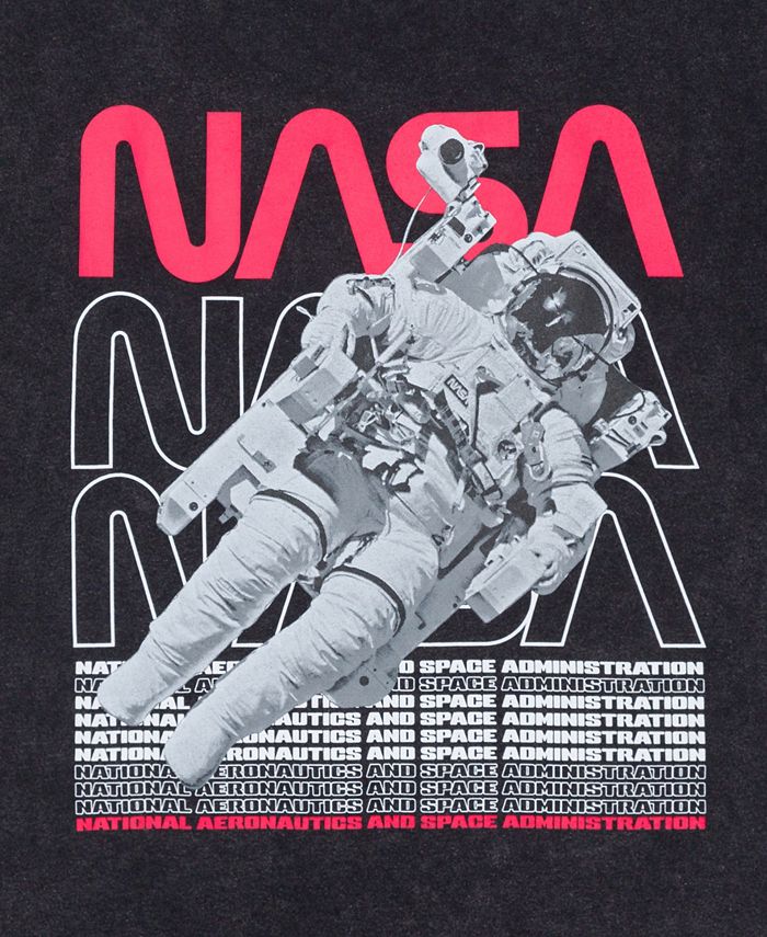 Hybrid Men's NASA Washed Short Sleeve T-shirt - Macy's