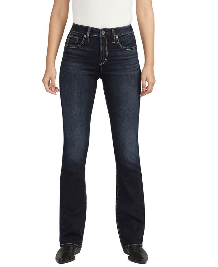 Women's Avery High Rise Curvy Fit Slim Bootcut Jeans