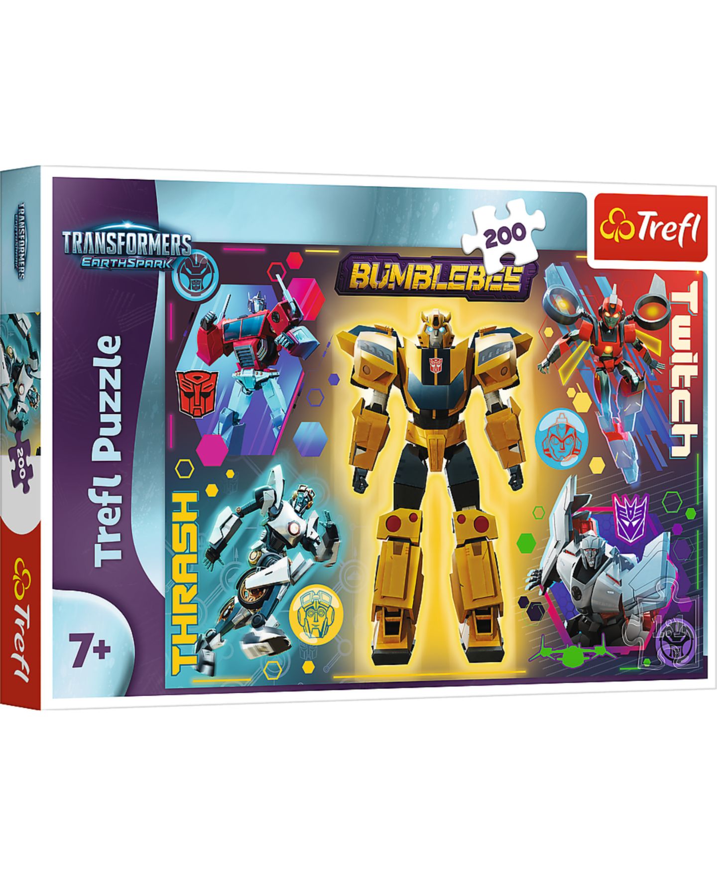 Детский пазл Trefl Transformers 200-Piece Puzzle, Ages 7+, цвет: Разноцветный — фото 1