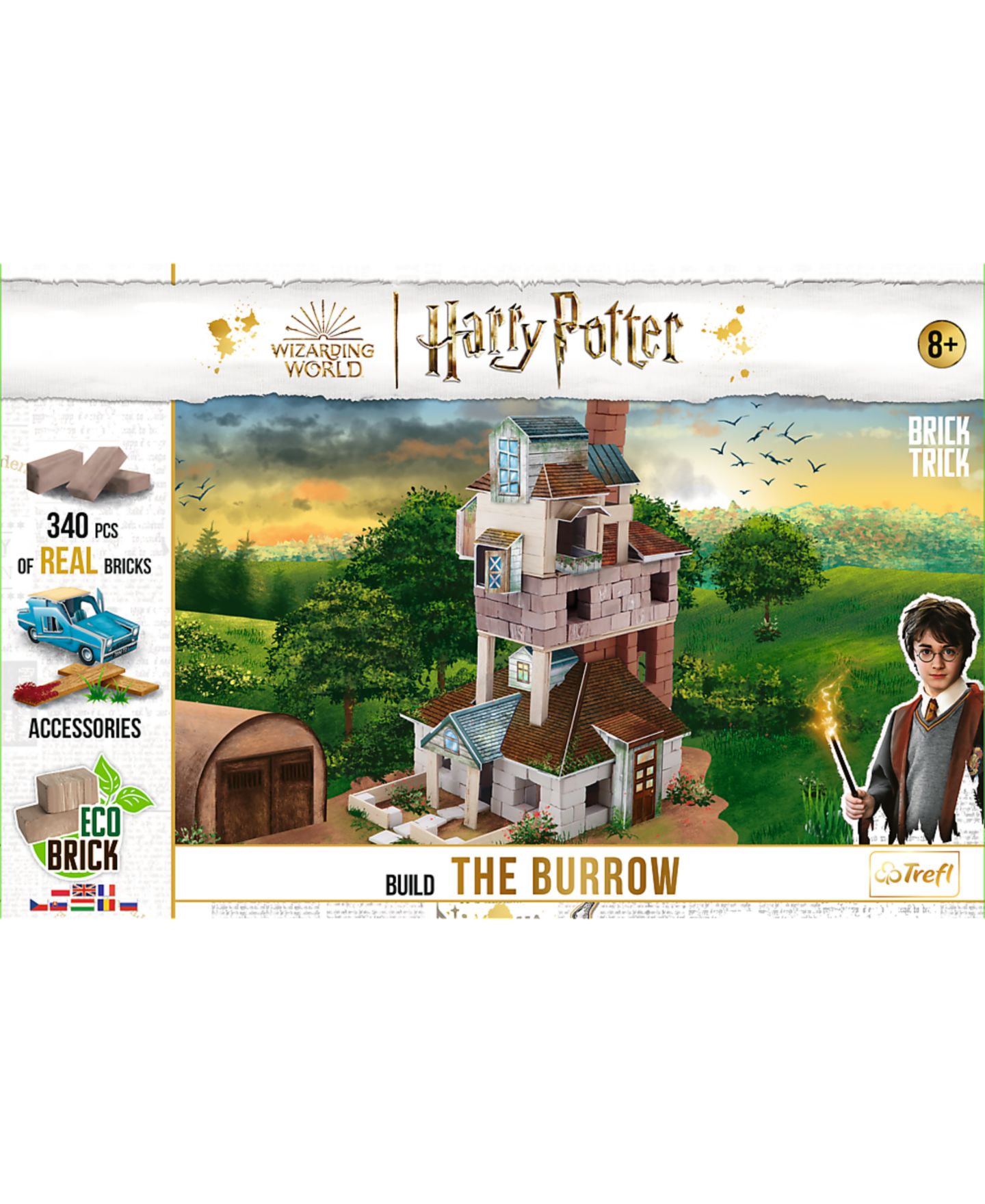 Детский конструктор Trefl Brick Trick - Harry Potter - The Burrow, цвет: Разноцветный — фото 2