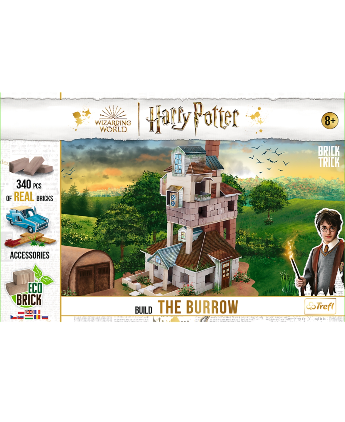 Trefl Kids' Harry Potter Brick Tricks The Burrow In Multi