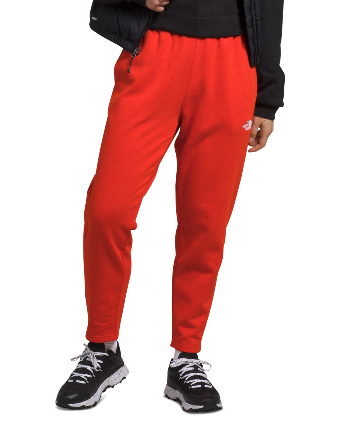 The North Face Women's Evolution Cocoon-fit Fleece Sweatpants In Fiery Red