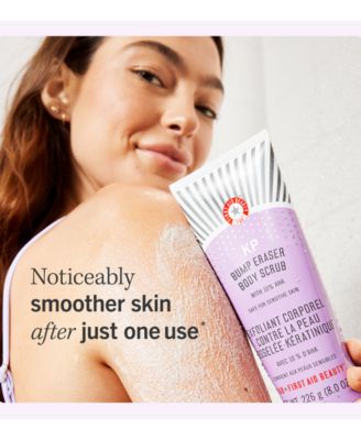 KP Bump Eraser Body Scrub with 10% AHA – Body Exfoliant for Keratosis Pilaris, 8.0 oz.